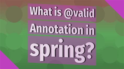 Image result for Spring Valid