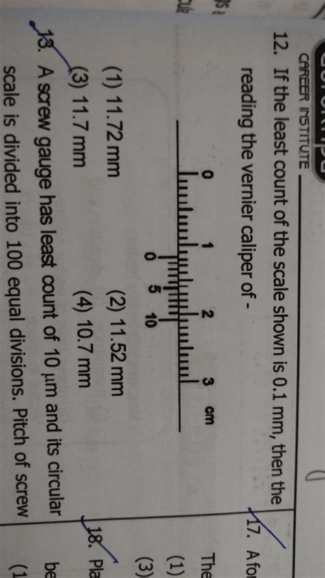 Least Count of Ruler Scale 的图像结果