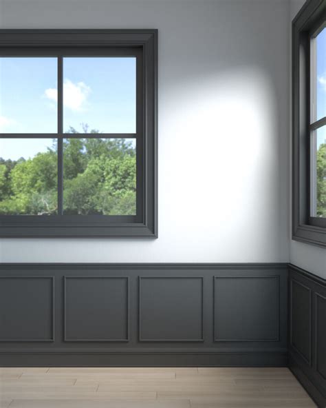 Light Grey Room With Dark Grey Trim at Stephen Mcclain blog