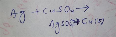 What happens when silver spoon is kept immersed in aqueous copper ...