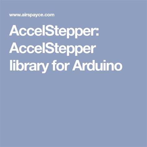 Image result for AccelStepper Arduino