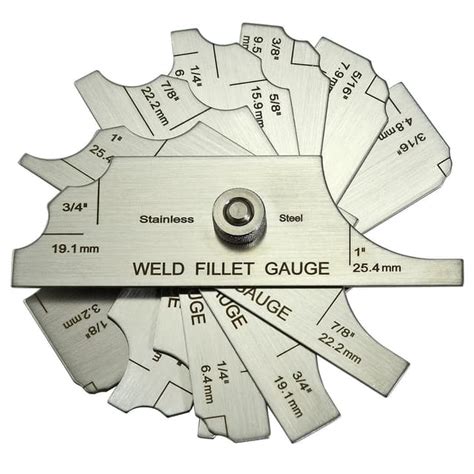 Riverweld 7 Piece Fillet Weld Set Gage Mg 11 Rl | Desertcart INDIA