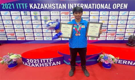 Kazakhstan International Open: Hyd-based Table Tennis star Fidel Snehit ...