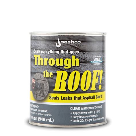 Sashco Sealants 14023 Qt 1 Quart Through The Roof Sealant : Amazon.in