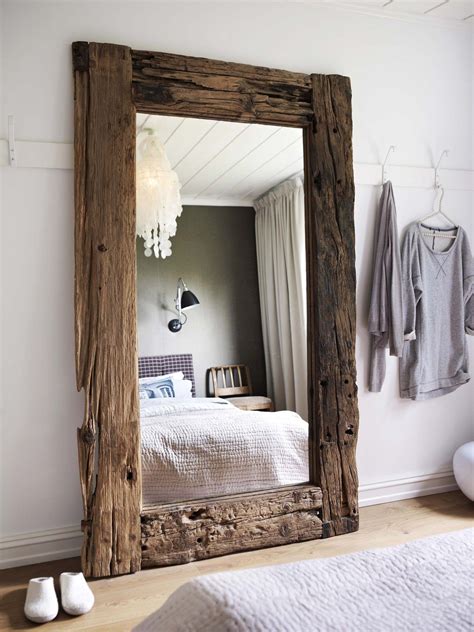 Wood Floor Mirrors