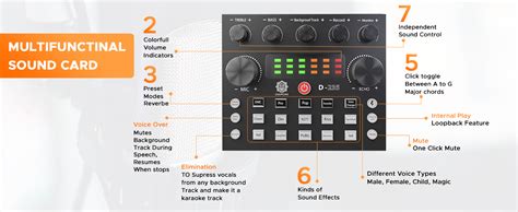 DIGIMORE Condenser Mic for Singing with V8 Sound Card | Condenser ...