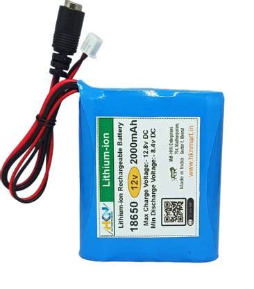 HKN 12v 2000mAh with BMS Lithium Solar Battery Price in India - Buy HKN ...