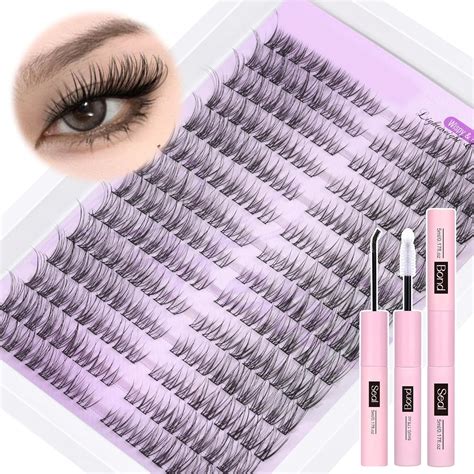 Amazon.com: PHKERATA Wispy Lash Extension Kit Natural Lash Clusters Kit ...