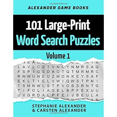 Stephanie Alexander , Carsten Hansen Buy Large-Print Word Search ...