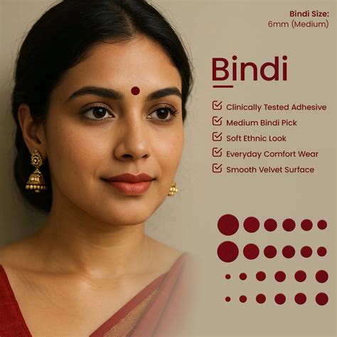 Dark Maroon Round Velvet Bindi | Premium Kumkum (15 Flaps) – PERPAA