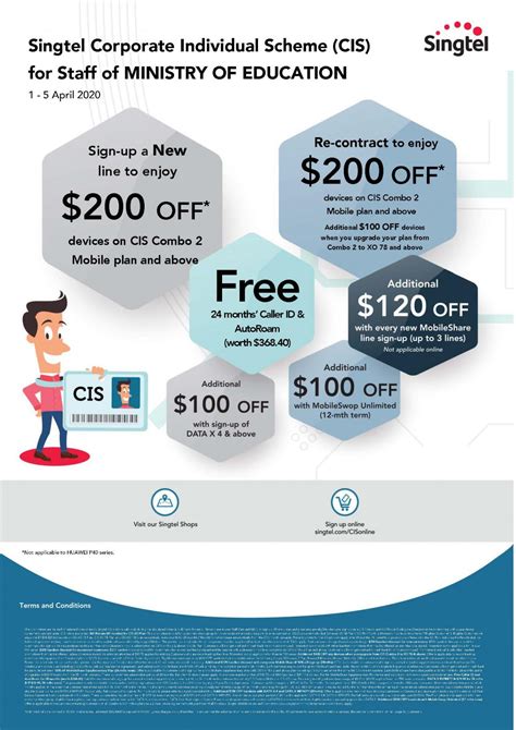 Singtel Corporate Individual Scheme for April 2020 | Ministry of ...