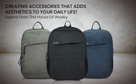 Buy Wesley Unisex Milestone Casual Waterproof Laptop Office School ...