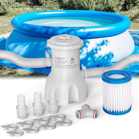 800 Gallon Pool Pump and Filter Above Ground, Swimming Pool Filter ...