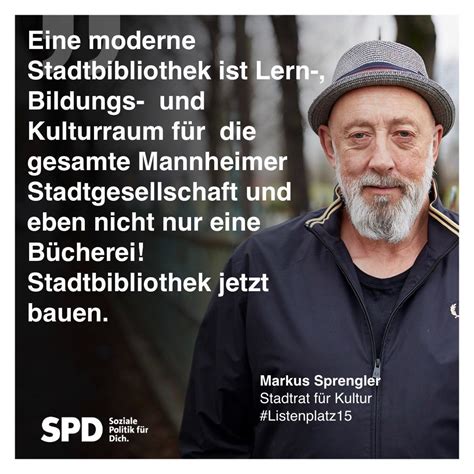 Markus S P R E N G L E R on LinkedIn: #stadtrat_fuer_kultur # ...