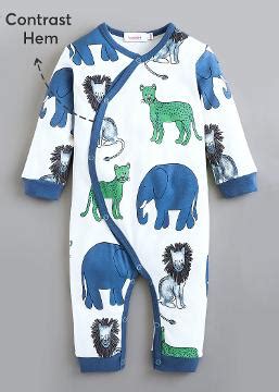 Shop Online Animal Full-Sleeve Bodysuit at ₹411