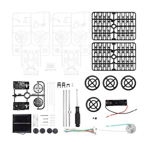 4WD Solar Car STEM Kit 4WD Electric Mechanical – REES52