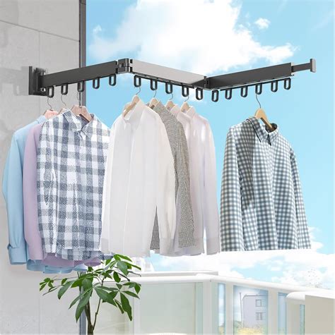 YAZIYIR Clothes Drying Rack, Laundry Drying Rack Wall India | Ubuy
