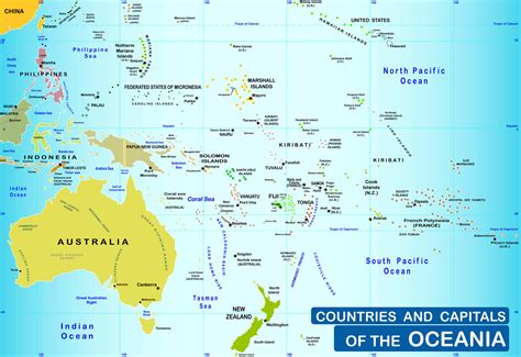 Map Oceania