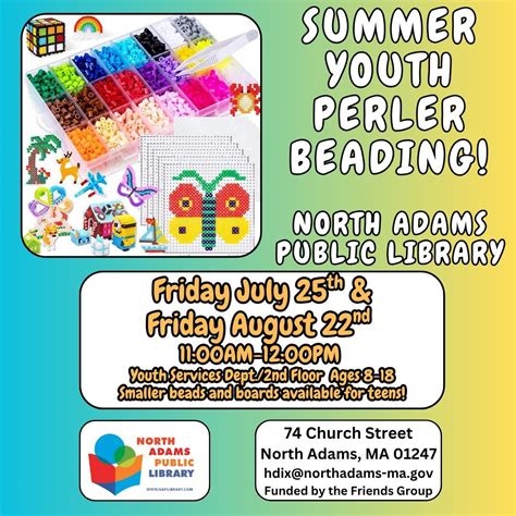 Summer Youth Perler Beading, 74 Church St, North Adams, MA, United ...