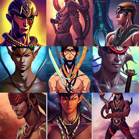 Half Human Half Snake Anime