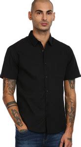 RUGGERS Men Solid Casual Black Shirt - Buy RUGGERS Men Solid Casual ...