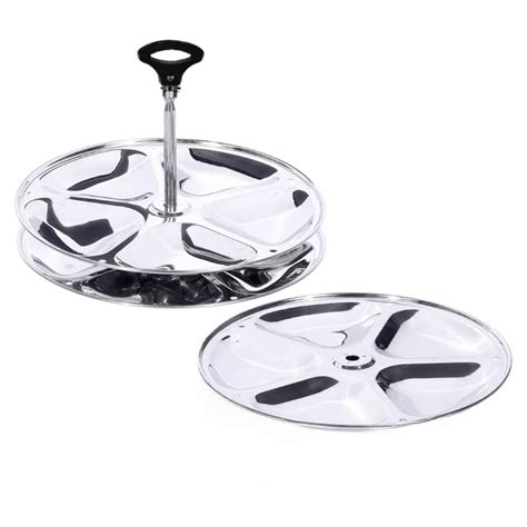 USHA SHRIRAM Stainless Steel Idli Plate (3Plate - 15 Triangle Idlis ...