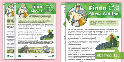 Fionn Hunt Slieve Gullion Differentiated Comprehension