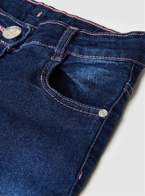 Buy Girls Washed Slim Fit Jeans Online at just Rs. 499.0 ...