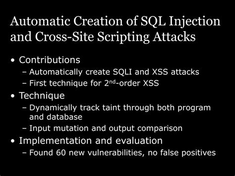 Image result for Cross Site Scripting vs SQL Injection