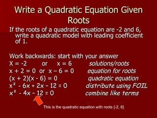 Image result for Solving Quadratic Equations
