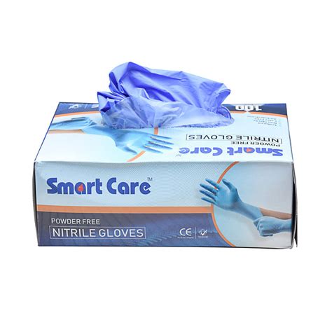 Smart Care Nitrile Gloves 100 Pieces Small