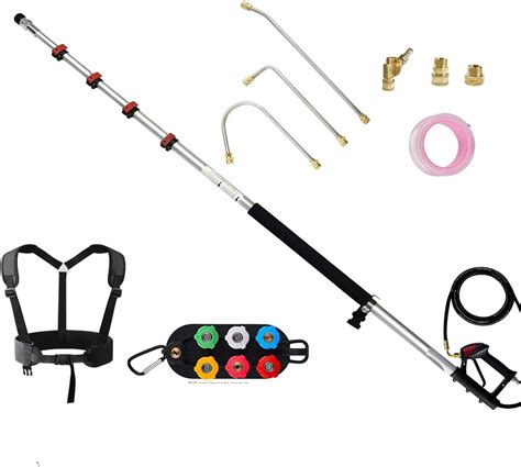 Amazon.com: Pressure Washer Extension Wand,24 FT Telescoping Power ...