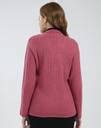MONTE CARLO Self Design V Neck Casual Women Pink Sweater - Buy MONTE ...