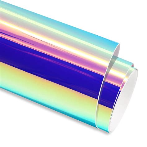 Holographic Opal Vista Blue Craft Vinyl 12 Inch X 6 Feet, Opal Hyacinth ...