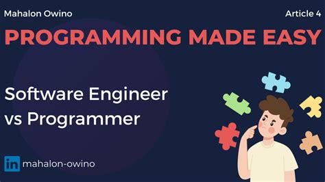 Software Engineer vs Programmer 的图像结果