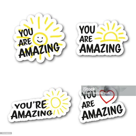 You Are Amazing1 Stock Illustration - Download Image Now - Anxiety, Art ...