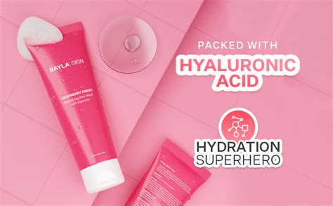 Raspberry Face Wash by Bayla Skin - Deep Cleanse & Hydrate with ...