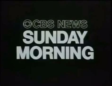Image result for CBS Sunday Morning Open