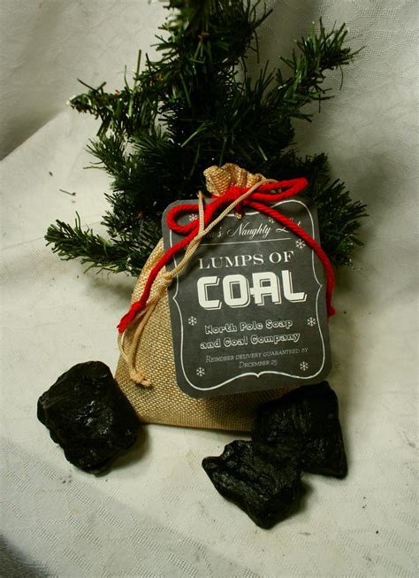 Lumps of Coal Soap Stocking Stuffer, Naughty List Gift, Coal for ...