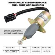 Buy Fuel Shut Off Solenoid 3 for 5.9L 8.3L Cummins Diesel Engine ...