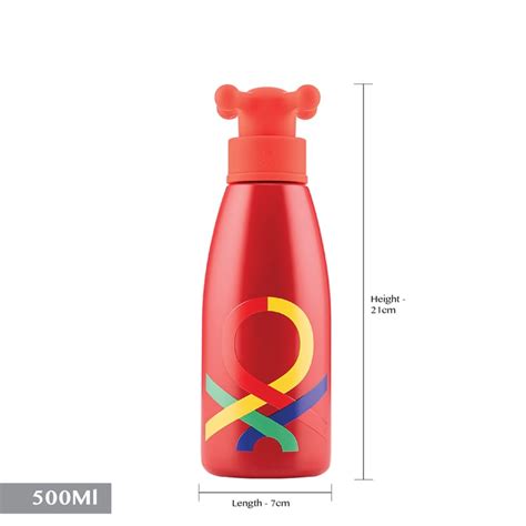 Buy UNITED COLORS OF BENETTON Rainbow Stainless Steel Water Bottle ...