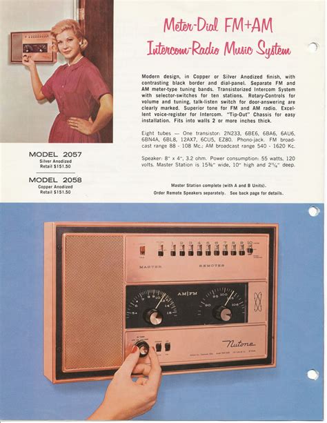 Image result for NuTone Radio Intercom System