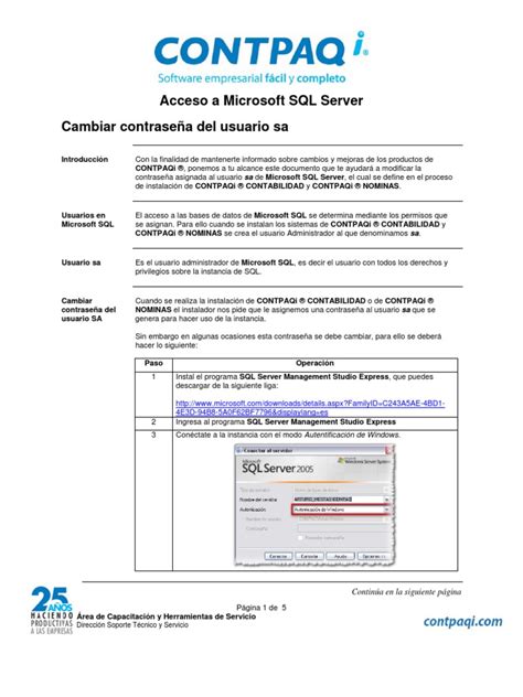 Image result for Cambiar Contrasena Del SA SQL Server