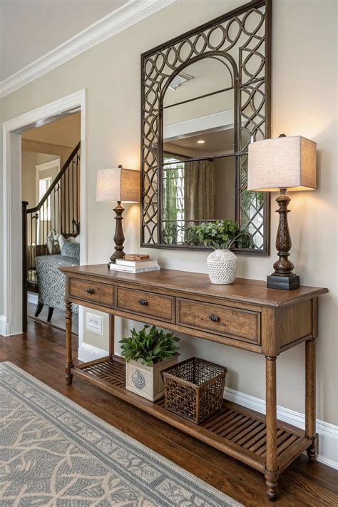 20+ Stylish Mirror Above Console Table Ideas