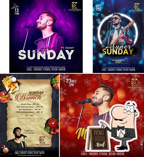 The Eighteen, Indore - Restaurant menu, prices and reviews