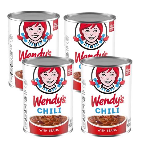 Amazon.com : Wendy's Chili with Beans Canned Chili 15 oz Cans (Pack of ...