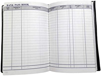 LRS Bank Pass Book 18 * 12 cm - Rexine Cover (Pack of 2) : Amazon.in ...