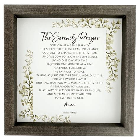 Serenity Prayer Full Version Printable