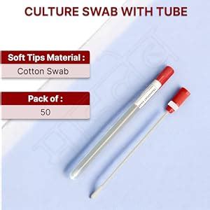 Buy Sterile Culture Swabs with Tube – Eco-Friendly Cotton Swab Sticks ...