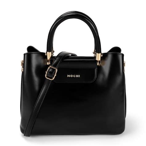 Buy Mochi Women Black Hand Bags Satchel Bags Online | SKU: 66-609-11-10 ...